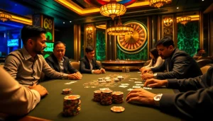Experience the excitement of 68 Game Bài with thrilling poker action and vibrant casino ambiance.