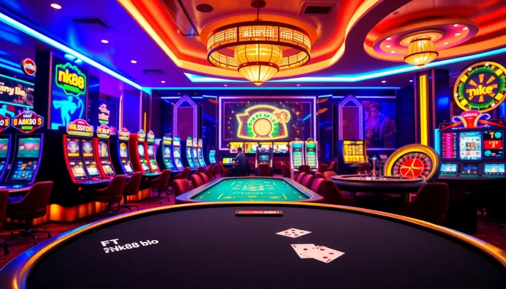 Engage with the thrilling atmosphere of nk88 bio by exploring high-stakes poker and vibrant slot machine games.