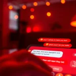 Spicy chat conversation interface highlighting playful and suggestive exchanges.