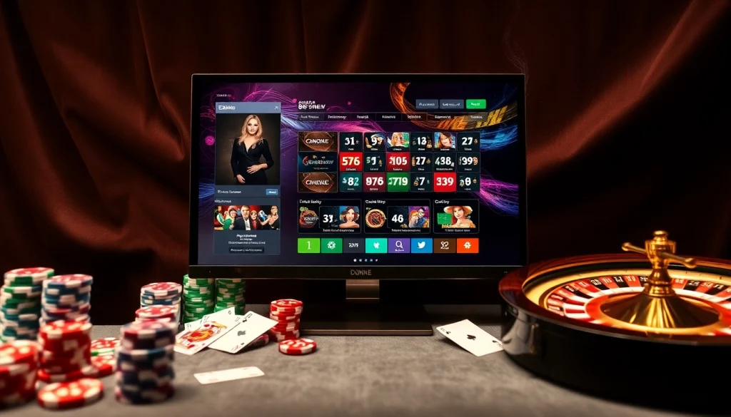 Experience the excitement of online gambling at 888NEW with vibrant casino elements and an interactive gaming interface.