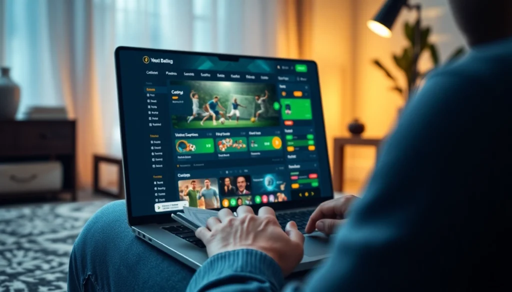 Engaging online betting interface at https://onew88.com/ showcasing diverse options in a modern setting.